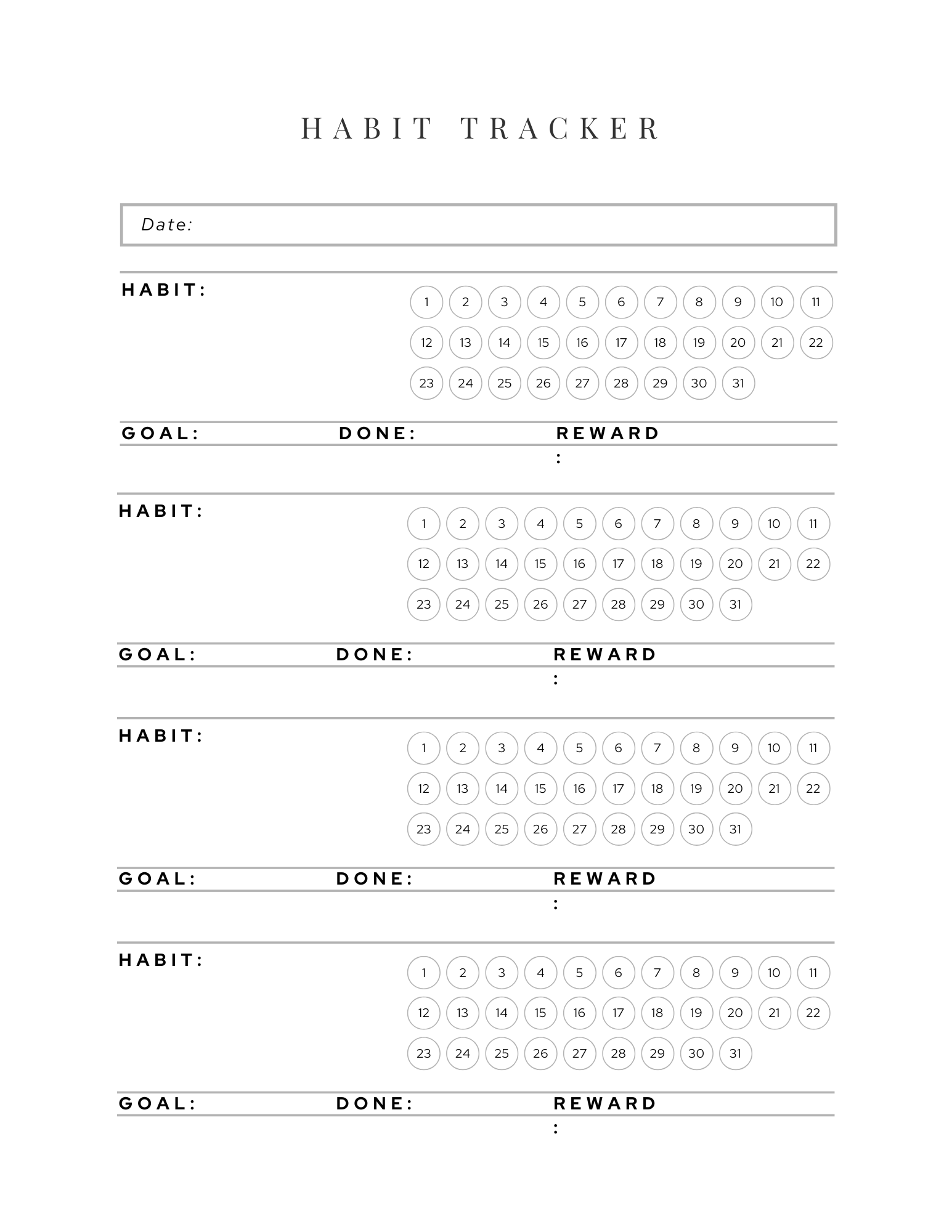 Fitness Planner Digital Workout Tracker Meal Planner Template Weight Loss Journal Printable Health Goal Tracker 